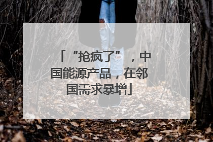 “抢疯了”，中国能源产品，在邻国需求暴增