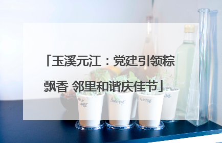 玉溪元江：党建引领粽飘香 邻里和谐庆佳节