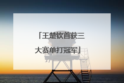 王楚钦首获三大赛单打冠军