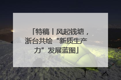 特稿丨风起钱塘，浙台共绘“新质生产力”发展蓝图