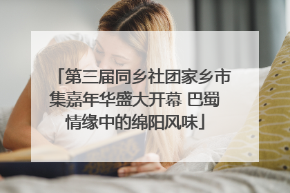 第三届同乡社团家乡市集嘉年华盛大开幕 巴蜀情缘中的绵阳风味