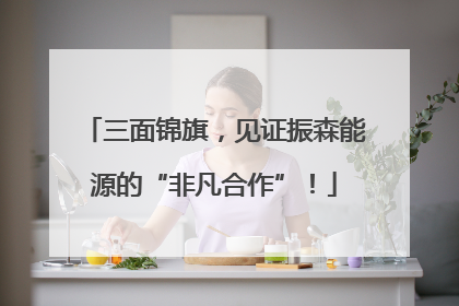 三面锦旗，见证振森能源的“非凡合作”！