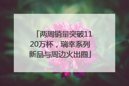 两周销量突破1120万杯，瑞幸系列新品与周边火出圈