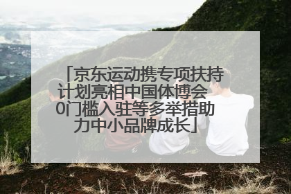 京东运动携专项扶持计划亮相中国体博会 0门槛入驻等多举措助力中小品牌成长