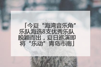 今夏“海湾音乐角”乐队海选8支优秀乐队脱颖而出，夏日巡演即将“乐动”青岛市南