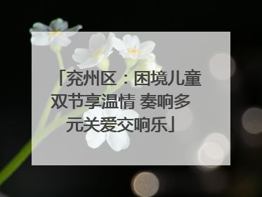 兖州区：困境儿童双节享温情 奏响多元关爱交响乐