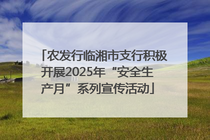 农发行临湘市支行积极开展2025年“安全生产月”系列宣传活动