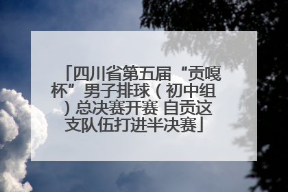 四川省第五届“贡嘎杯”男子排球（初中组）总决赛开赛 自贡这支队伍打进半决赛