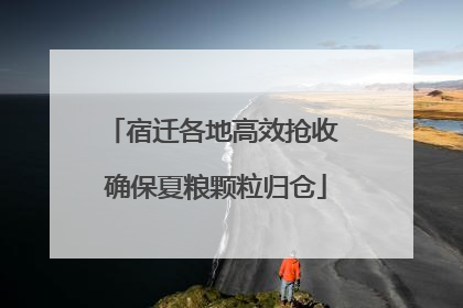 宿迁各地高效抢收 确保夏粮颗粒归仓
