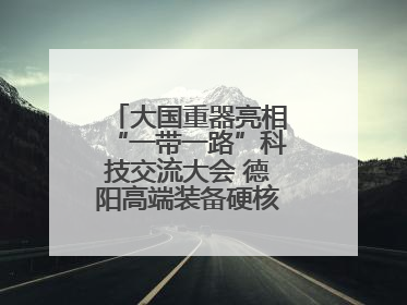 大国重器亮相“一带一路”科技交流大会 德阳高端装备硬核成果彰显实力