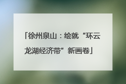 徐州泉山：绘就“环云龙湖经济带”新画卷