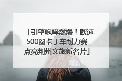 引擎咆哮燃爆！欧速500圈卡丁车耐力赛点亮荆州文旅新名片