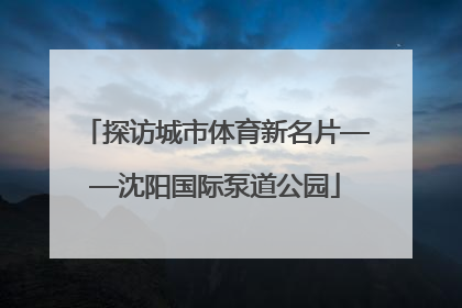 探访城市体育新名片——沈阳国际泵道公园