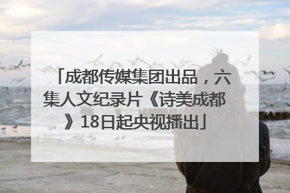 成都传媒集团出品，六集人文纪录片《诗美成都》18日起央视播出
