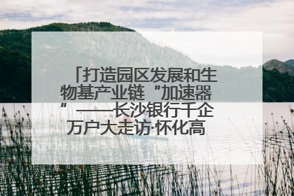 打造园区发展和生物基产业链“加速器”——长沙银行千企万户大走访·怀化高新区、生物基产业链专场活动举行