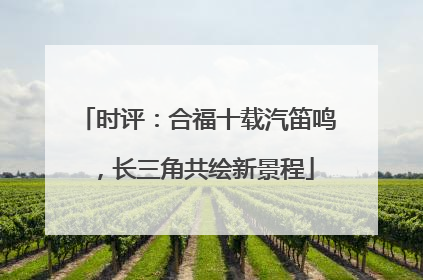 时评：合福十载汽笛鸣，长三角共绘新景程
