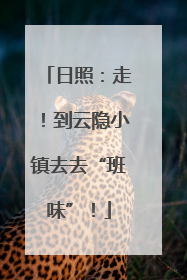 日照：走！到云隐小镇去去“班味”！