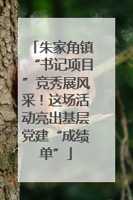朱家角镇“书记项目”竞秀展风采！这场活动亮出基层党建“成绩单”