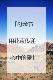 母亲节｜用花束传递心中的爱