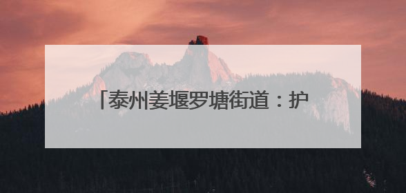 泰州姜堰罗塘街道：护航中高考 呵护千万家