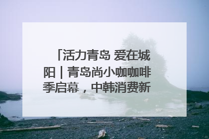 活力青岛 爱在城阳｜青岛尚小咖咖啡季启幕，中韩消费新场景点燃夏日热情