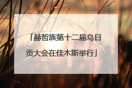 赫哲族第十二届乌日贡大会在佳木斯举行