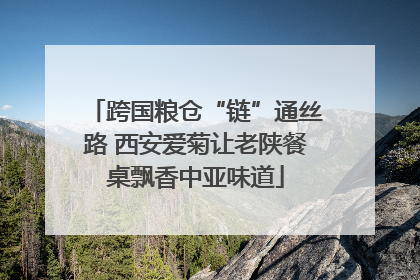 跨国粮仓“链”通丝路 西安爱菊让老陕餐桌飘香中亚味道