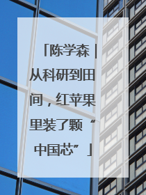 陈学森｜从科研到田间，红苹果里装了颗“中国芯”