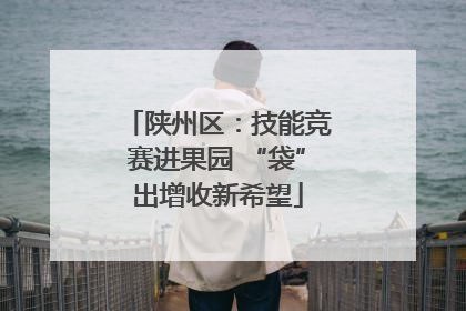 陕州区：技能竞赛进果园 “袋”出增收新希望