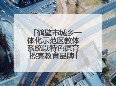 鹤壁市城乡一体化示范区教体系统以特色德育擦亮教育品牌