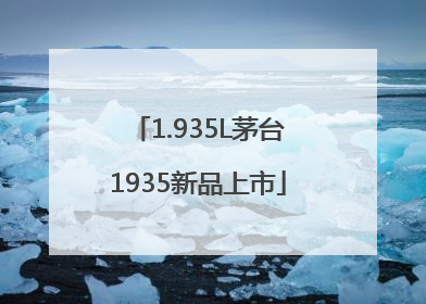 1.935L茅台1935新品上市