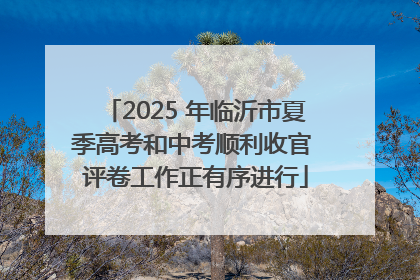 2025 年临沂市夏季高考和中考顺利收官 评卷工作正有序进行