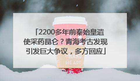 2200多年前秦始皇遣使采药昆仑？青海考古发现引发巨大争议，多方回应